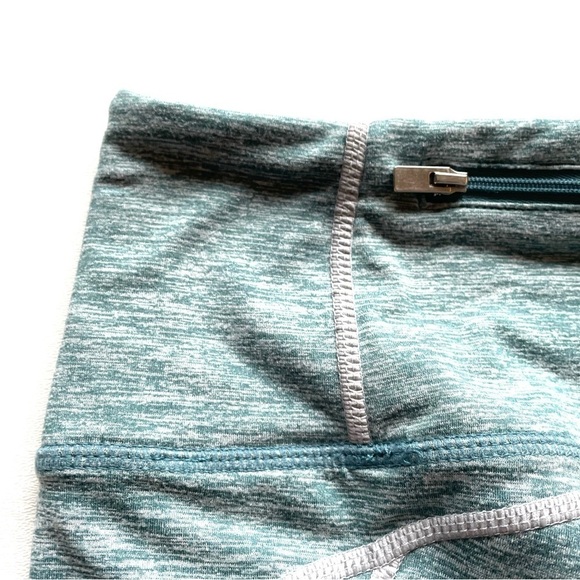 Free People Movement High-Rise 7/8 You're a Peach Leggings XS Grey Teal - Picture 8 of 16